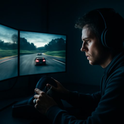 7u77 racing track screen